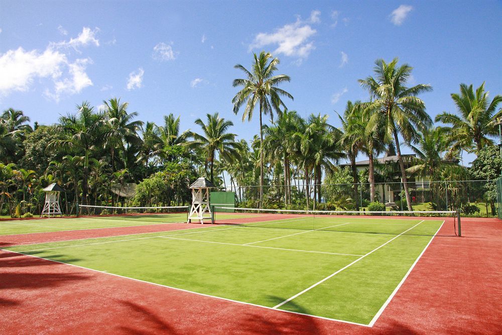 더 워릭 피지 코로레부 외부 사진 Tennis court at the resort